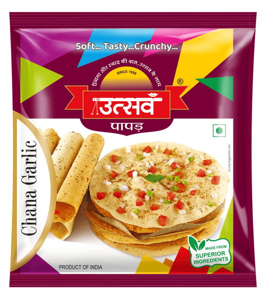 UTSAV CHANA GARLIC ( MACHINE MADE )